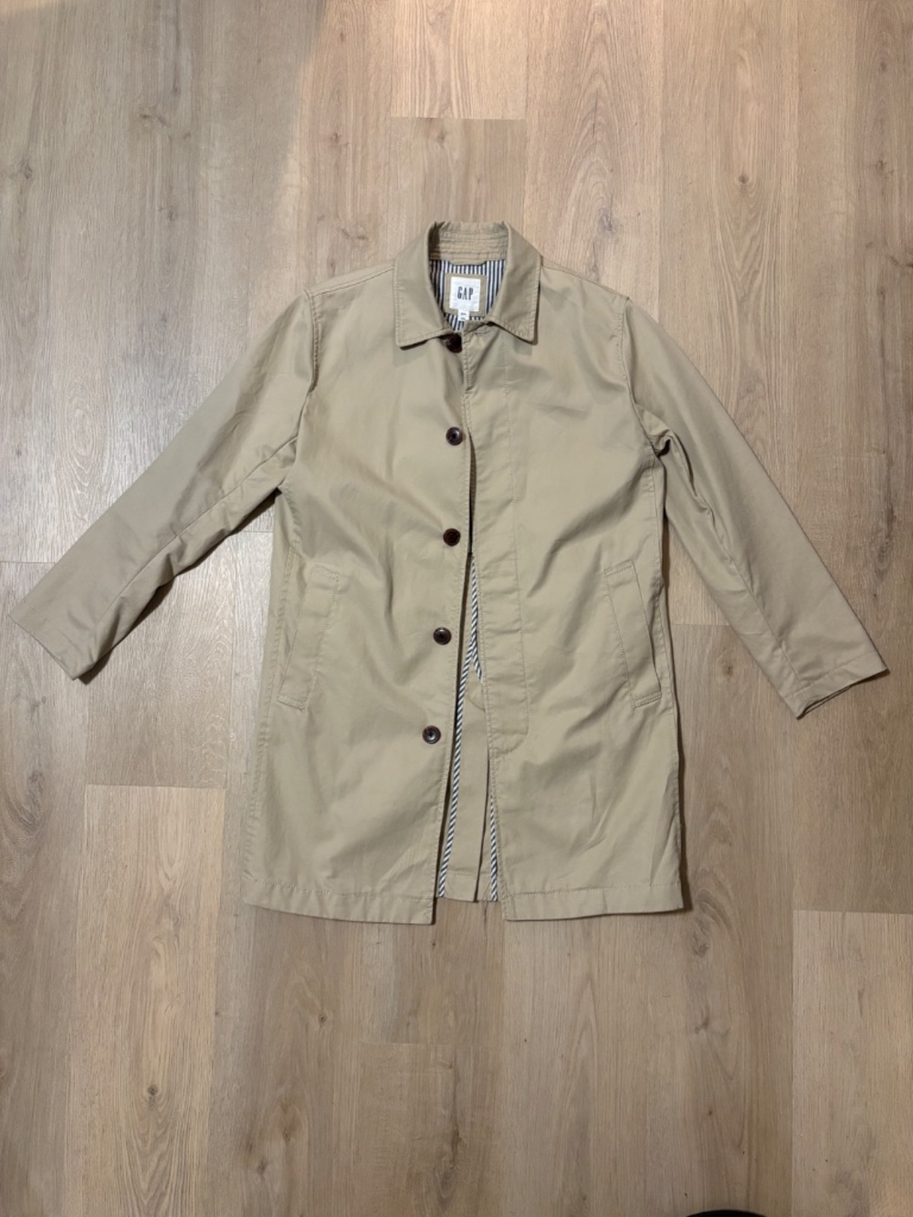 GAP Trench Coat Men's XS khaki